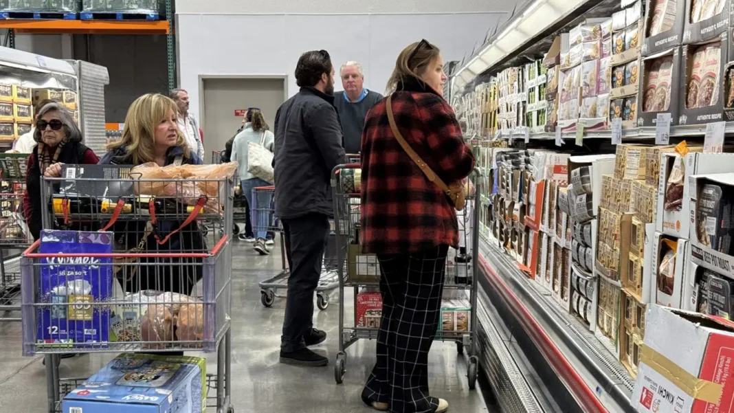 Consumer confidence declined in March by more than economists expected. (Justin Sullivan / Getty Images)